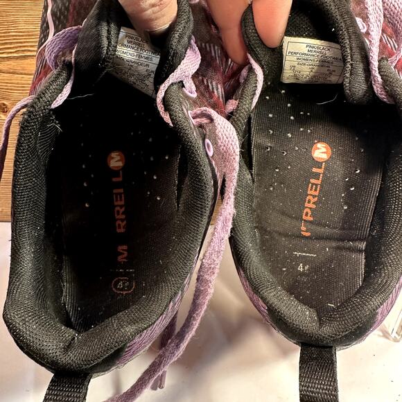 Merrell Trail Crusher Running Shoe Womens SZ 7.5 Pink Pastel Feminine  J37372 - Picture 8 of 9